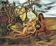 Frida Kahlo Earth Herself or Two Nudes in a Jungle oil painting
